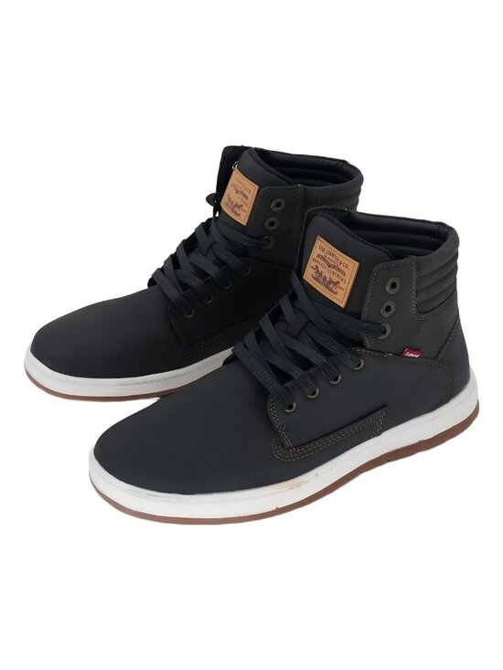 Levis Mens Fletcher II 2 Waxed Fashion Boot High-Top Black Size 9.5 main image 4